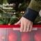 Ornament Storage Box with Attached Lid, Stores 75 Ornaments per Bin, 2-Pack, Stackable Durable Christmas Storage Organization Container Bin for Holiday Decorations and Accessories, Clear/Red
